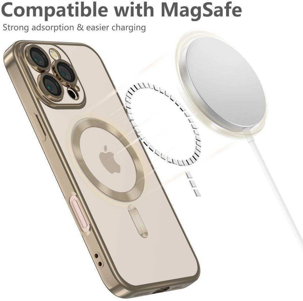 Dėklas Apple iPhone 16 Pro Max Tech-Protect MagFlex MagSafe Shinny Desert