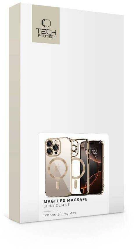 Dėklas Apple iPhone 16 Pro Max Tech-Protect MagFlex MagSafe Shinny Desert
