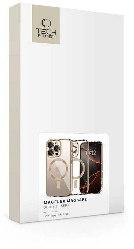 Dėklas Apple iPhone 16 Pro Tech-Protect MagFlex MagSafe Shinny Desert