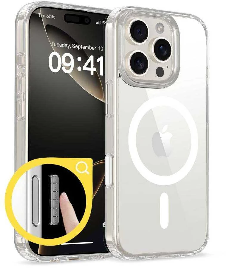 Dėklas Apple iPhone 16 Pro Tech-Protect FlexAir Hybrid CC MagSafe Fire Screen ekranas