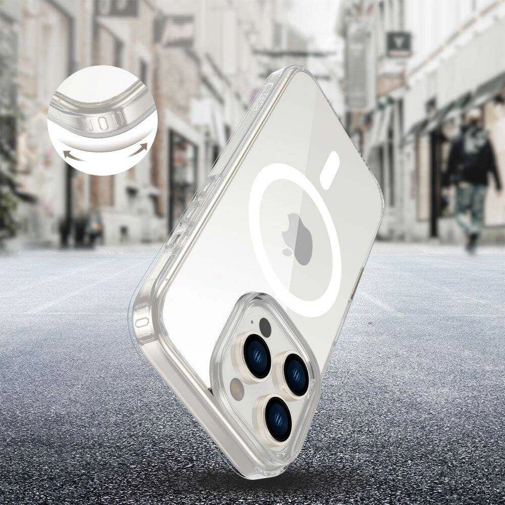 Dėklas Apple iPhone 16 Pro Tech-Protect FlexAir Hybrid CC MagSafe Fire Screen ekranas