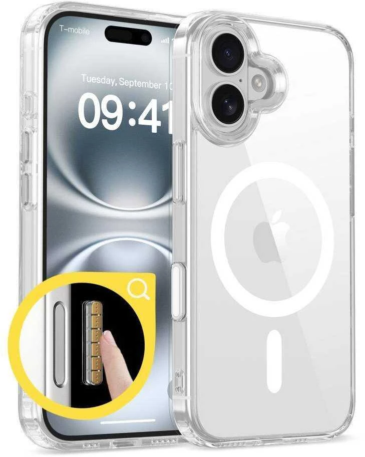 Dėklas Apple iPhone 16 Tech-Protect FlexAir Hybrid CC MagSafe Fire Screen ekranas