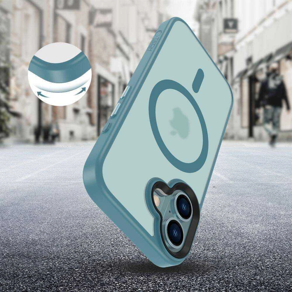 Dėklas Apple iPhone 16 Tech-Protect Magmat MagSafe Matte Teal