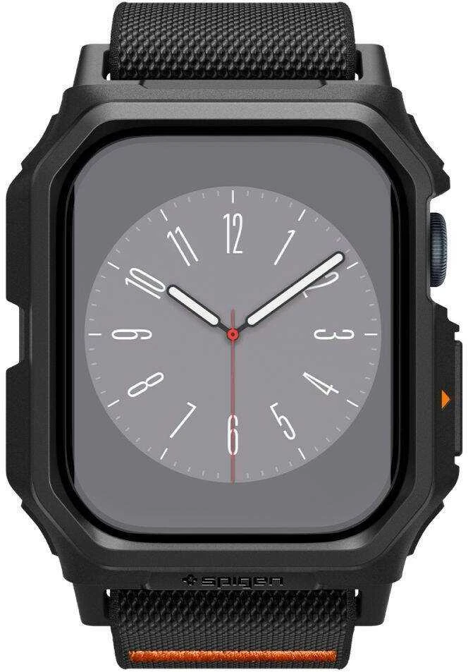 Spigen Lite Fit Pro, matte juodos spalvos – Apple Watch 11/10 46mm