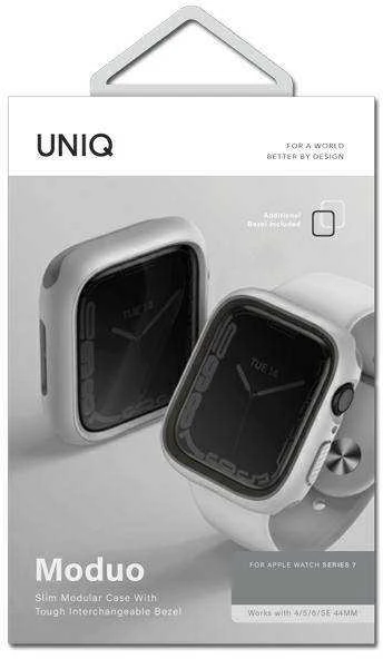Dėklas Uniq Išmaniojo laikrodžio Apple Watch 4/5/6/7/8/SE ekrano rėmelis, Pilkos spalvos, 40/41mm