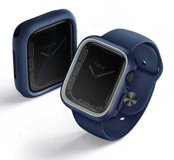 Uniq Išmaniojo laikrodžio Apple Watch 4/5/6/7/8/SE ekrano rėmelis, Pilkos spalvos, 44/45mm