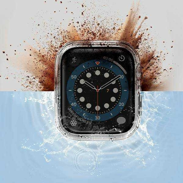 UNIQ Dėklas Nautic Apple Watch Series 7/8/9 45 mm ave skaidrus