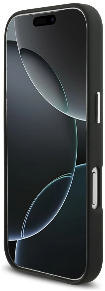 Dėklas Aston Martin HC FW Logo MagSafe iPhone 17 Pro juodos spalvos