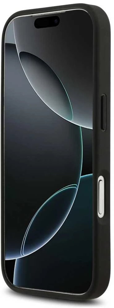 Dėklas Aston Martin HC Kevlar Counter Design MagSafe skirtas Apple iPhone 17 Pro juodos spalvos