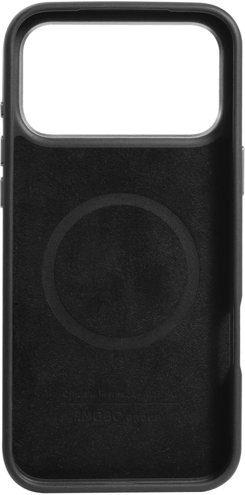 Dėklas Audi A6 Synthetic Leather MagSafe Apple iPhone 17 Pro Max juodos spalvos