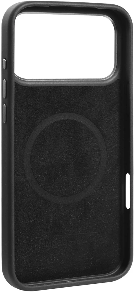 Dėklas Audi A6 Synthetic Leather MagSafe Apple iPhone 17 Pro Max juodos spalvos