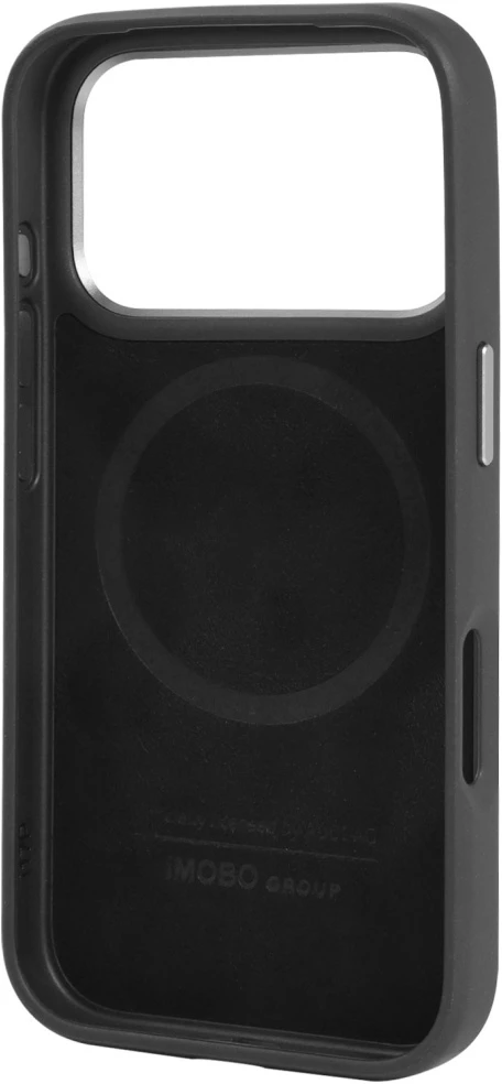 Dėklas Audi GT Synthetic Leather MagSafe Apple iPhone 17 Pro juodos spalvos
