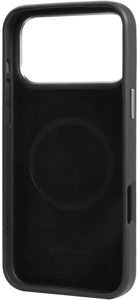 Dėklas Audi GT Synthetic Leather MagSafe Apple iPhone 17 Pro Max juodos spalvos