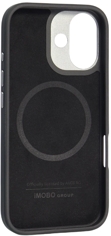 Dėklas Audi RSQ Carbon Fiber Sport Raudona Circle MagSafe for Apple iPhone 17 juodos spalvos
