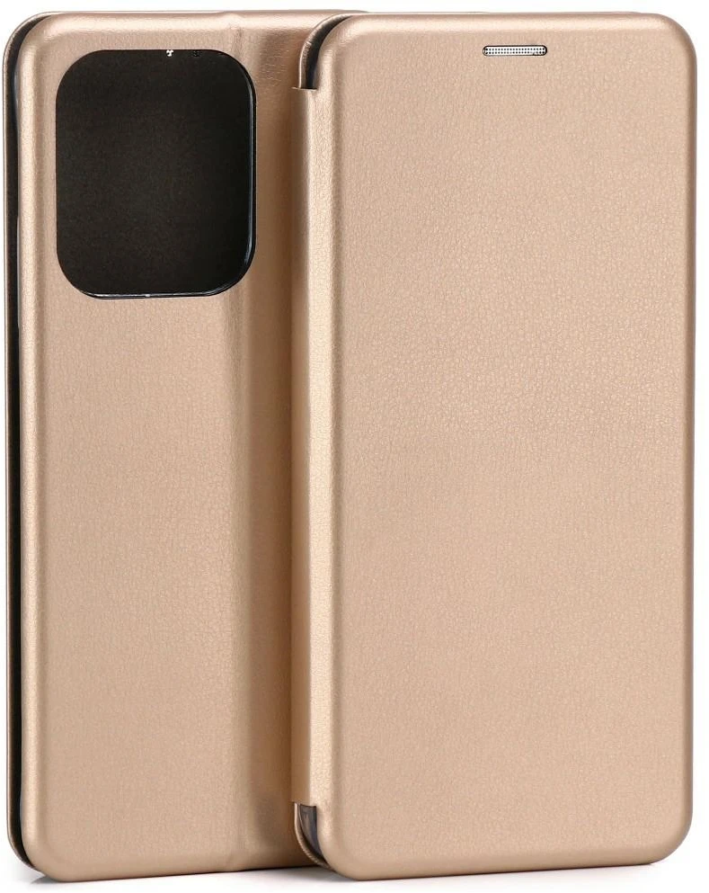 Dėklas Beline Book Magnetic Xiaomi Redmi 15C auksinis