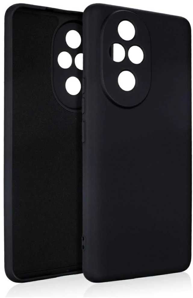 Dėklas Beline Silicone Honor 200 Pro juodos spalvos