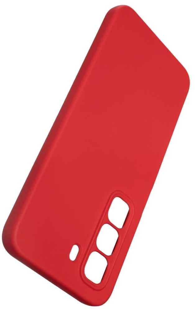 Dėklas Beline Silicone Infinix Hot 50 raudonos spalvos
