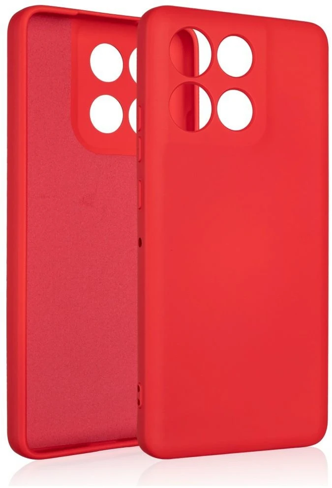 Dėklas Beline Silicone Moto G86 Power 5G red