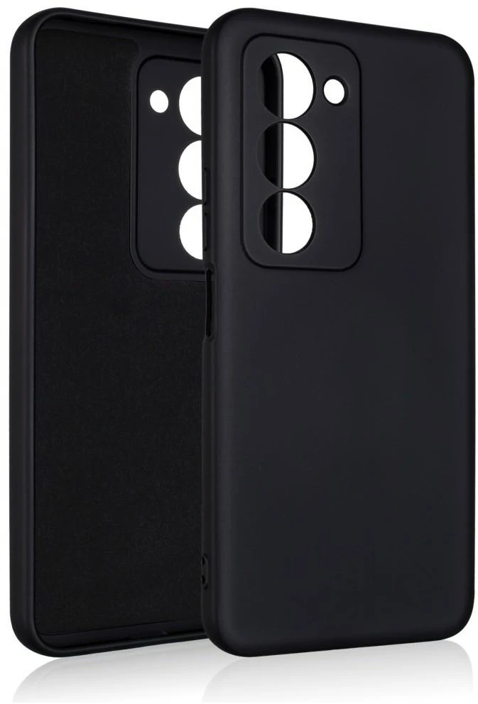 Dėklas Beline Silicone Redmi 15 4G juodos spalvos