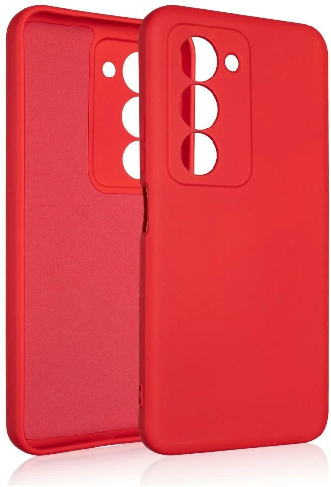 Dėklas Beline Silicone Redmi 15 4G red