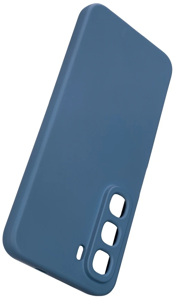 Dėklas Beline Silicone skirtas Infinix Hot 60 5G mėlynos spalvos