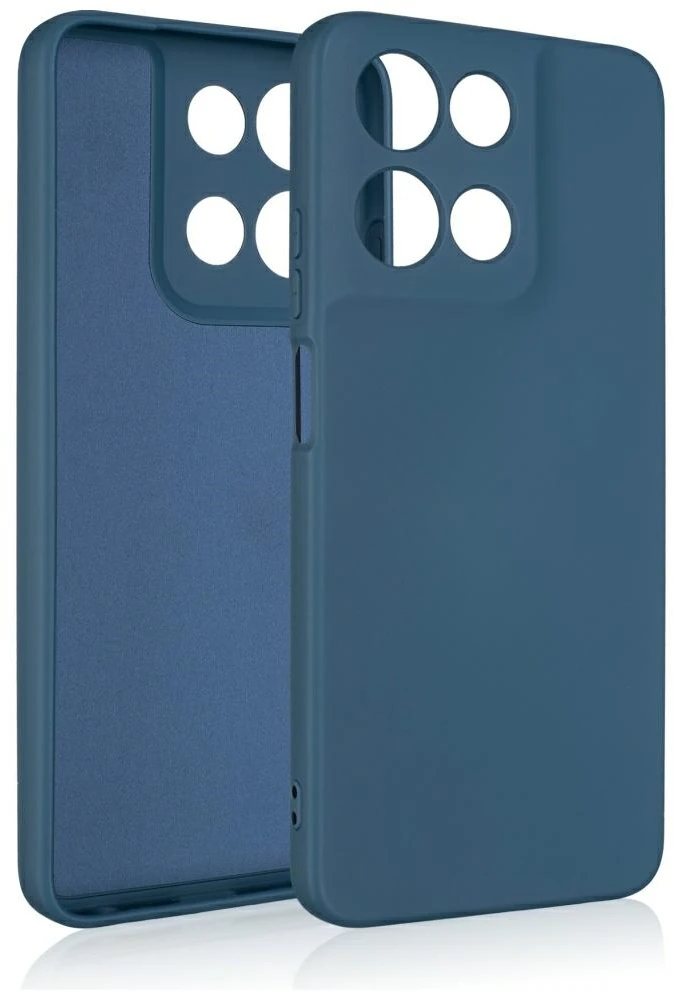 Dėklas Beline Silicone, skirtas Motorola Moto G 5G 2026, mėlynos spalvos