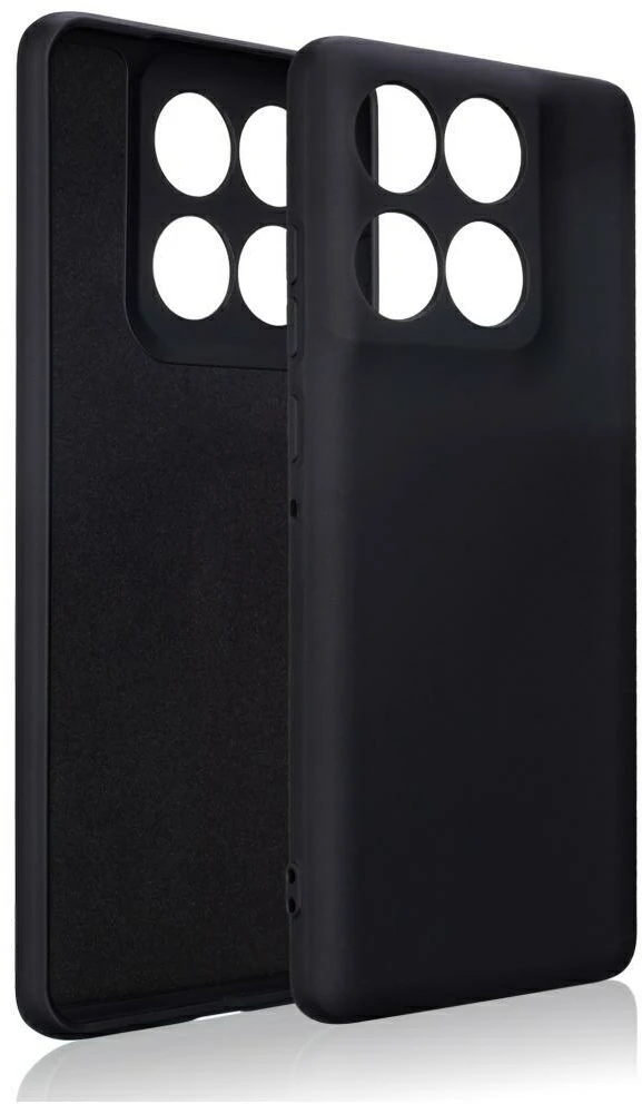 Dėklas Beline Silicone skirtas Motorola Edge 60 juodos spalvos