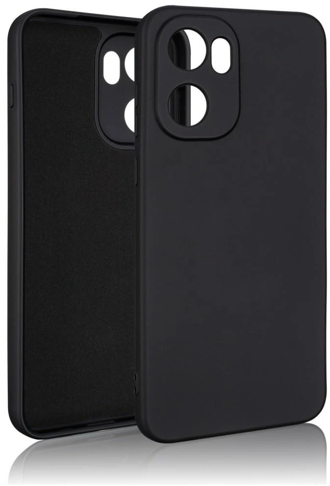 Dėklas Beline Silicone skirtas OnePlus 15R juodos spalvos