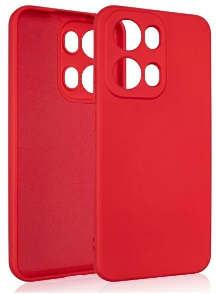 Dėklas Beline Silicone Oppo Reno 13 Pro red