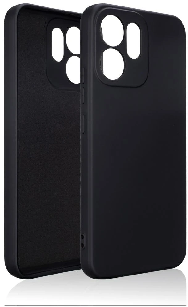 Dėklas Beline Silicone Oppo Reno 14F juodos spalvos