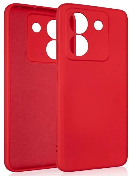 Dėklas Beline Silicone Poco M7 Pro red