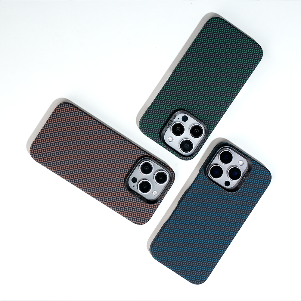 Dėklas Benks Magnetic Armor Tint Kevlar 1000D (0064) skirtas iPhone 16 Plus žalias