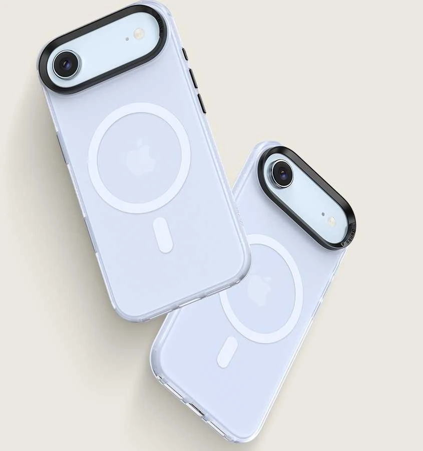 Dėklas Benks Magnetic Lucid Armor Case (C068) skirtas Apple iPhone 17 Air mėlynos spalvos (Camera Control Button)