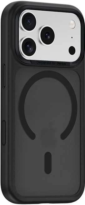 Dėklas Benks Magnetic Mist Case Metal Frame (K069) skirtas iPhone 17 Pro juodos spalvos (Camera Control Button)