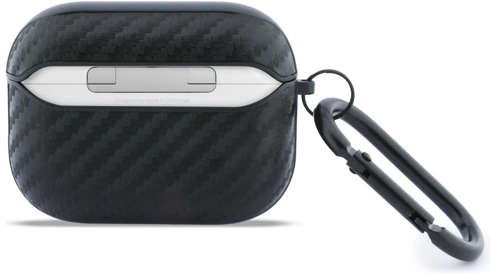 Dėklas BMW Carbon Metal Logo Case for AirPods Pro 3 - Juodas