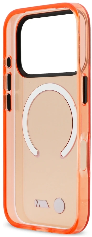Dėklas BMW M IML Metal Logos MagSafe Case for iPhone 17 Pro Max - Pro Oranžinis