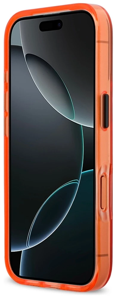 Dėklas BMW M IML Metal Logos MagSafe Case for iPhone 17 Pro Max - Pro Oranžinis