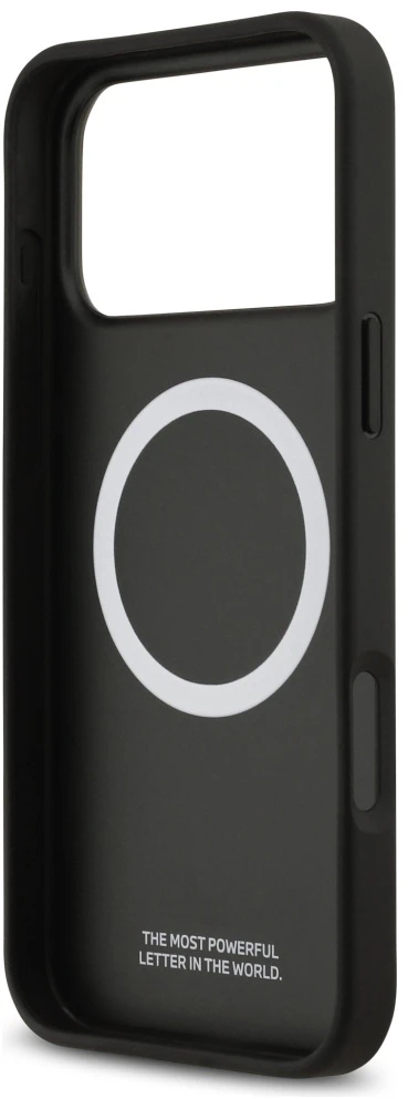 Dėklas BMW M Kevlar Lines & Logo MagSafe Apple iPhone 17 Pro Max juodos spalvos