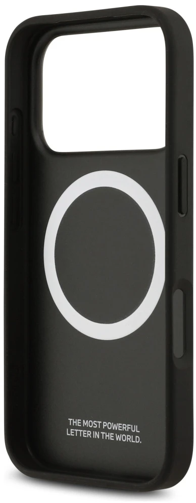 Dėklas BMW M Kevlar Lines & Logo MagSafe Apple iPhone 17 Pro juodos spalvos