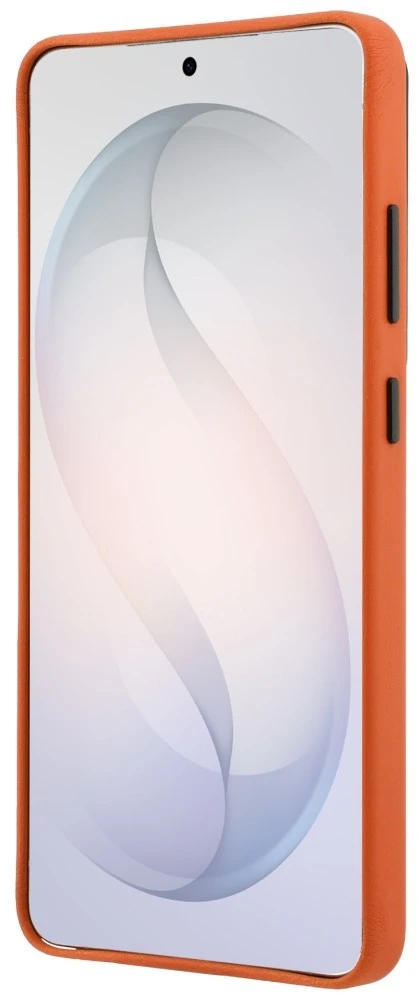 Dėklas BMW M Metal Logo MagSafe for Samsung Galaxy S26 Ultra oranžinis