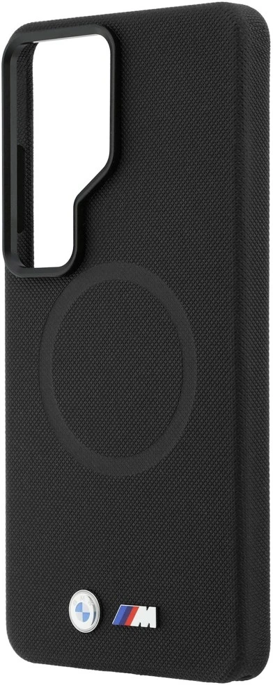 Dėklas BMW M Metal Logo MagSafe Samsung Galaxy S26 Ultra juodos spalvos