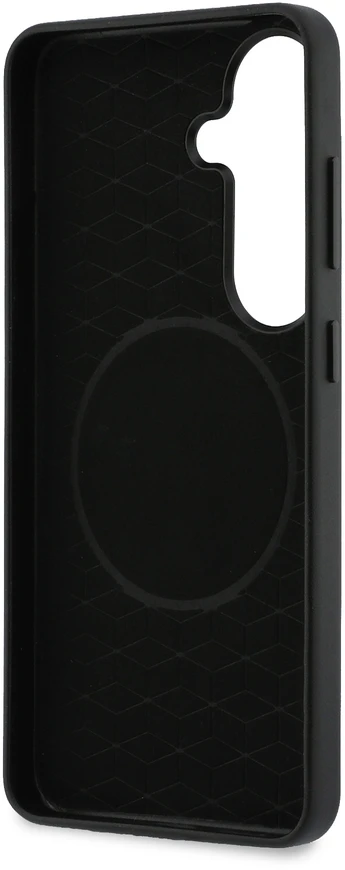 Dėklas BMW M Metal Logo MagSafe Samsung Galaxy S26 juodos spalvos