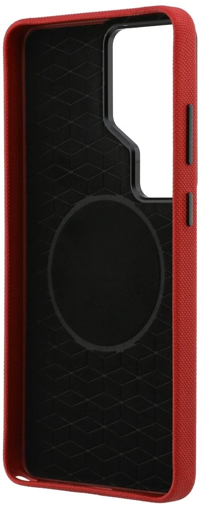 Dėklas BMW M Metal Logo MagSafe Samsung Galaxy S26 Ultra red