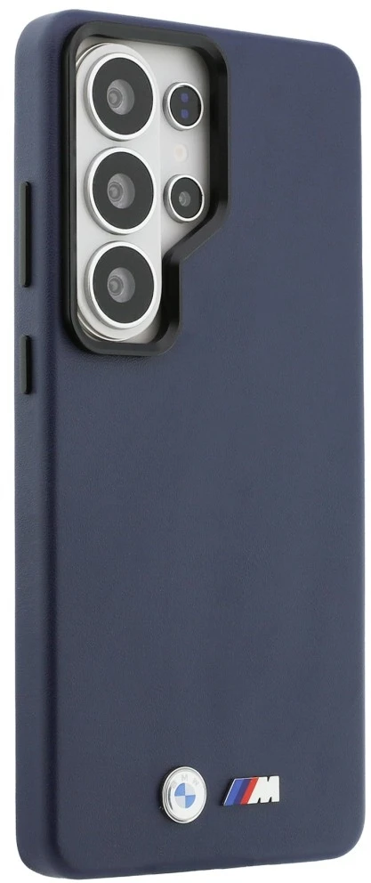 Dėklas BMW M Metal Logo MagSafe Samsung Galaxy S26 Ultra navy mėlynas