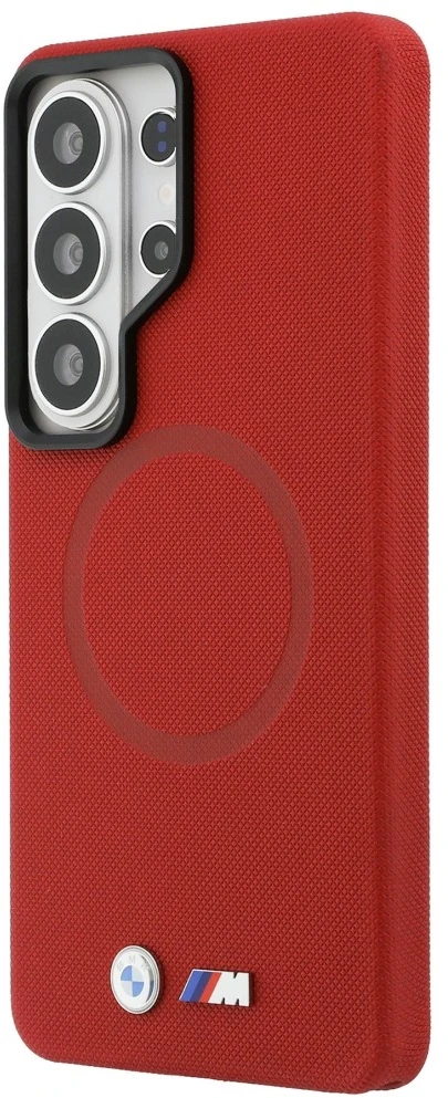 Dėklas BMW M Metal Logo MagSafe Samsung Galaxy S26 Ultra red