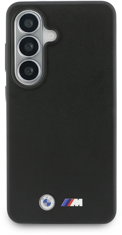 Dėklas BMW M Metal Logo MagSafe Samsung Galaxy S26 juodos spalvos