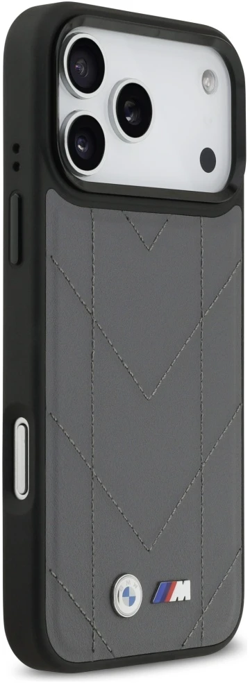 Dėklas BMW M Quilted Logo MagSafe Apple iPhone 17 Pro Max anthracite