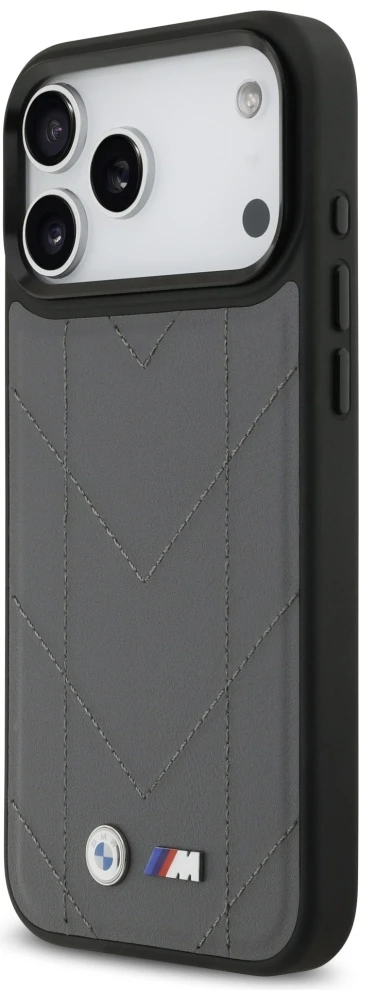 Dėklas BMW M Quilted Logo MagSafe Apple iPhone 17 Pro Max anthracite