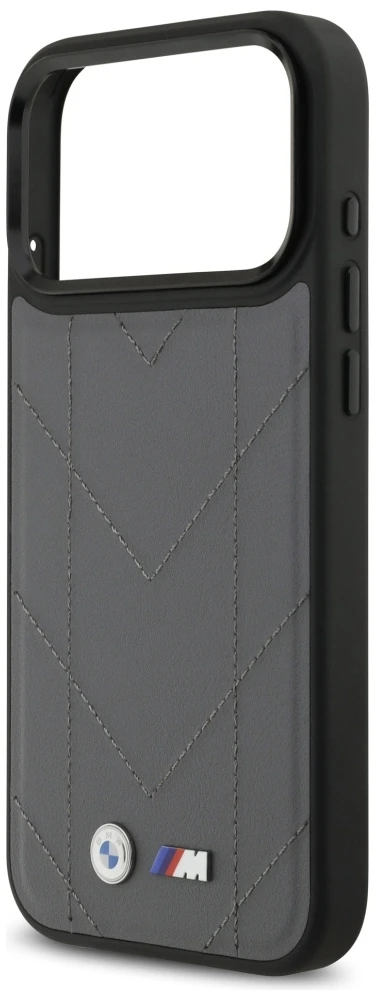 Dėklas BMW M Quilted Logo MagSafe Apple iPhone 17 Pro Max anthracite