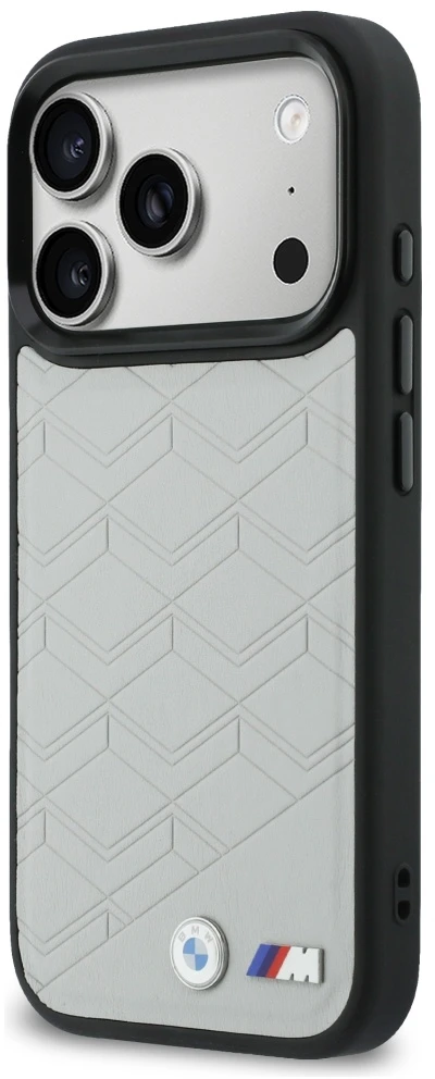 BMW M formos logotipo „MagSafe“ dėklas, skirtas „iPhone 17 Pro Max“ – pilkas
